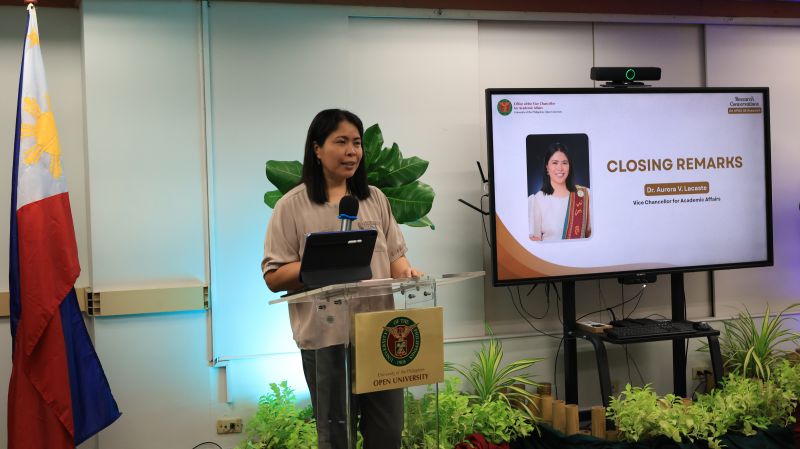 Dr. Lacaste expresses appreciation to all participants and organizers of the event.