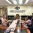 UPOU Chancellor Joane V. Serrano leads the inaugural meeting of the Dagitab Digital Transformation Committee on 28 July 2026, as members discuss e-spasyOU and other priority initiatives under the University's digital transformation agenda.