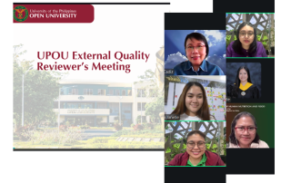 UPOU conducts External Quality Reviewers’ Meetings ahead of 6th External Quality Review